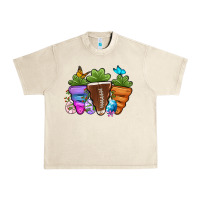 Sandshell Football Easter sports carrots Urban Heavy Tee - OliviaCreatesArt
