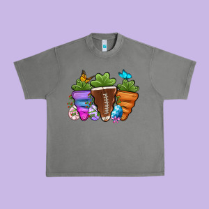 Football Easter Sports Carrots Urban Heavy Tee Designed By Oliviacreatesart