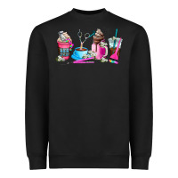 Black hair stylist coffee cup Heavyweight Sweatshirt - AdoDesignShop
