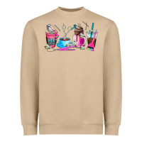 Mushroom hair stylist coffee cup Heavyweight Sweatshirt - AdoDesignShop