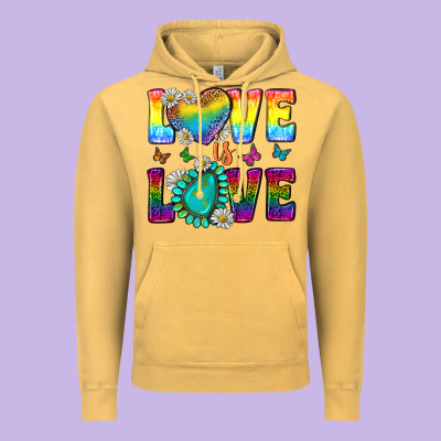 Western Love Lgbtq Tumbler Vintage Hoodie Designed By Bundleandbundleshop