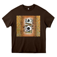 Chocolate Brown for the love of the game with soccer tumbler tbs Heavy Core Tee - TumblerDesignByShophia