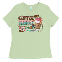 Matcha Coffee nurse repeat Ladies Tee - CowGirlArtShop