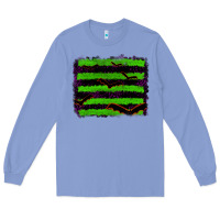 Colony Blue halloween with bat backround Long Sleeve Tee - RanaPortraitStore
