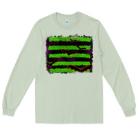 Matcha halloween with bat backround Long Sleeve Tee - RanaPortraitStore