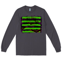 Smoke halloween with bat backround Long Sleeve Tee - RanaPortraitStore