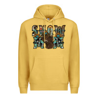 Antique Gold show mom highland cow Premium Hoodie - SublimationCraftShop