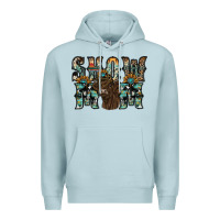 Blue Mist show mom highland cow Premium Hoodie - SublimationCraftShop