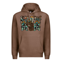 Chestnut show mom highland cow Premium Hoodie - SublimationCraftShop