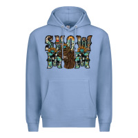 Colony Blue show mom highland cow Premium Hoodie - SublimationCraftShop