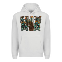 Dove Grey show mom highland cow Premium Hoodie - SublimationCraftShop