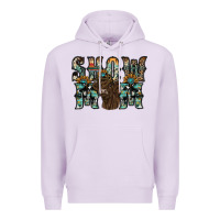 Lilac show mom highland cow Premium Hoodie - SublimationCraftShop