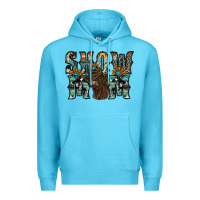 Ocean Blue show mom highland cow Premium Hoodie - SublimationCraftShop
