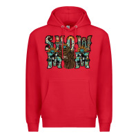 Red show mom highland cow Premium Hoodie - SublimationCraftShop