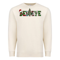 Sandshell believe Christmas tree Premium Sweatshirt - AdoDesignShop