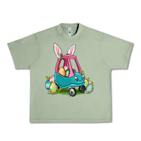 Oil Green Easter toddler car Urban Heavy Tee - OliviaCreatesArt