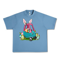 Pebble Blue Easter toddler car Urban Heavy Tee - OliviaCreatesArt