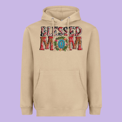 Blessed Mom Christmas Heavyweight Hoodie Designed By Adodesignshop