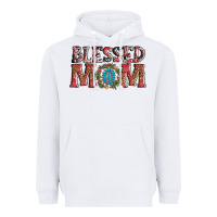 White blessed mom christmas Heavyweight Hoodie - AdoDesignShop