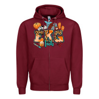 Burgundy ekg tech fall Zipper Hoodie - AdoDesignShop