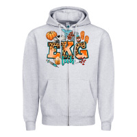 Heather Grey ekg tech fall Zipper Hoodie - AdoDesignShop