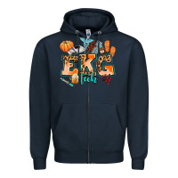 Navy ekg tech fall Zipper Hoodie - AdoDesignShop