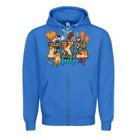 True Royal ekg tech fall Zipper Hoodie - AdoDesignShop