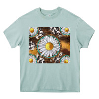 Arona western daisy and cowhide tumbler tbs Heavy Core Tee - TumblerDesignByShophia