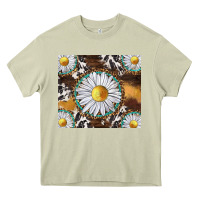 Mossy western daisy and cowhide tumbler tbs Heavy Core Tee - TumblerDesignByShophia