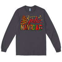 Smoke Feliz Navidad With Sombrero Tree Long Sleeve Tee - BundleAndBundleShop