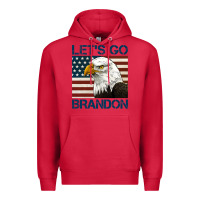 Cardinal american bald eagle let's go brandon Premium Hoodie - Jasminsmagicworld