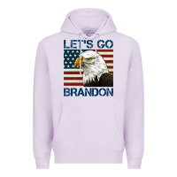Lilac american bald eagle let's go brandon Premium Hoodie - Jasminsmagicworld