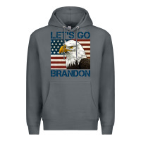 Rock american bald eagle let's go brandon Premium Hoodie - Jasminsmagicworld