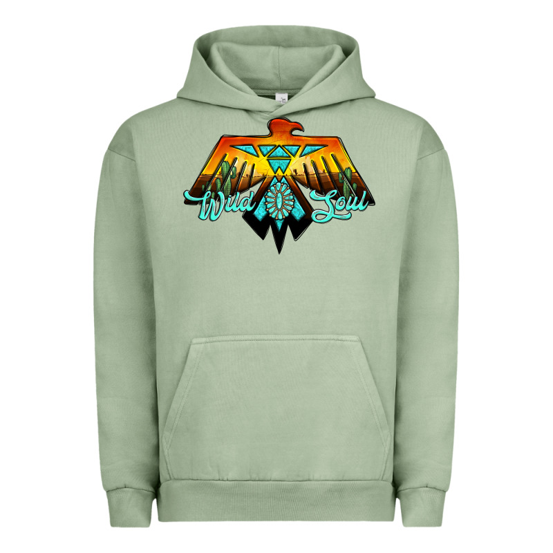 Thunderbird Wild Soul Urban Hoodie by JahusDesignShop | Teevron