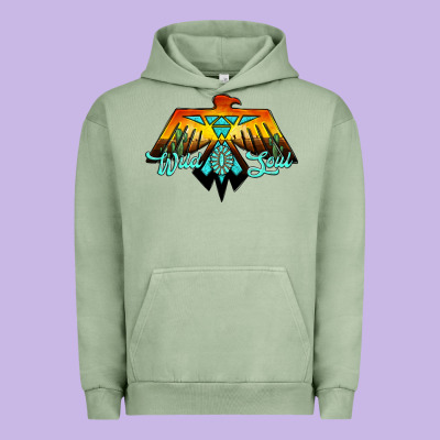 Thunderbird Wild Soul Urban Hoodie Designed By Jahusdesignshop