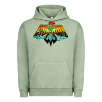 Pigment Oil Green thunderbird wild soul Urban Hoodie - JahusDesignShop