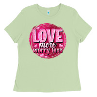 Matcha Love more worry less Valentine's Day Ladies Tee - HowdyJamesFarm