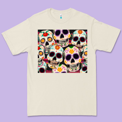 Cinco De Mayo Skull Premium Tee Designed By Cowgirlartshop