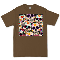 Cacao cinco de mayo skull Premium Tee - CowGirlArtShop