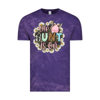 Cloud Purple Easter Day The hunt is on Vintage Tee - OliviaCreatesArt