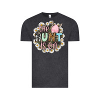 Vintage Black Easter Day The hunt is on Vintage Tee - OliviaCreatesArt