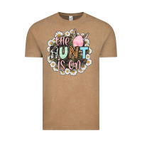 Vintage Coffee Easter Day The hunt is on Vintage Tee - OliviaCreatesArt