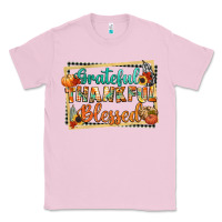 Bubblegum Pink thankful grateful blessed Classic Tee - CowGirlArtShop
