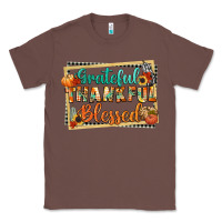 Chestnut thankful grateful blessed Classic Tee - CowGirlArtShop