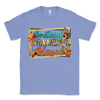 Colony Blue thankful grateful blessed Classic Tee - CowGirlArtShop