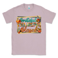 Lilac thankful grateful blessed Classic Tee - CowGirlArtShop