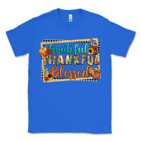 True Royal thankful grateful blessed Classic Tee - CowGirlArtShop