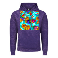 Cloud Purple Pride lgbtq ice cream and sunflowers seamless Vintage Hoodie - BundleAndBundleShop