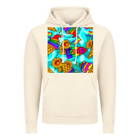 Vintage Artic Pride lgbtq ice cream and sunflowers seamless Vintage Hoodie - BundleAndBundleShop