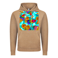 Vintage Coffee Pride lgbtq ice cream and sunflowers seamless Vintage Hoodie - BundleAndBundleShop